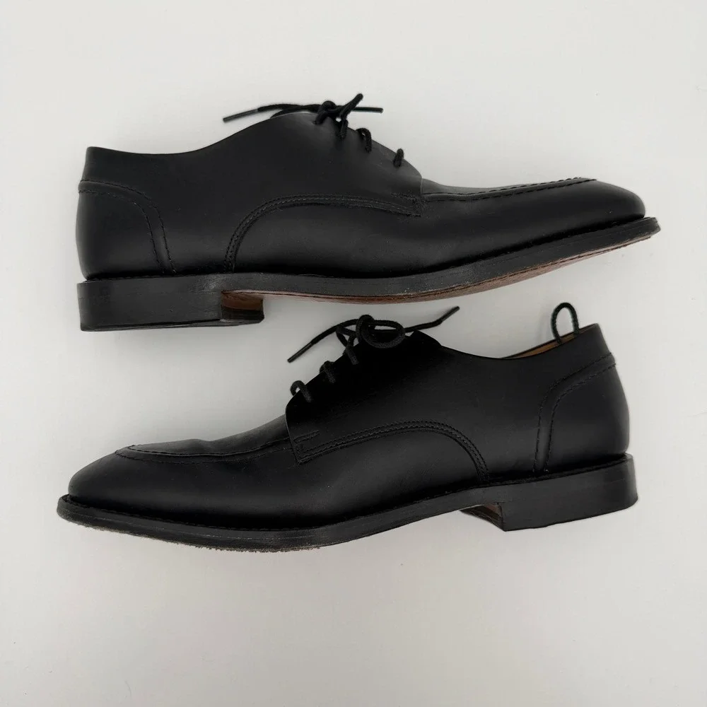 Allen Edmonds Raymond black leather derby oxfords dress shoes Mens 10